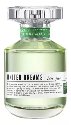 United Dreams Live Free Benetton Fem Edt 80ml