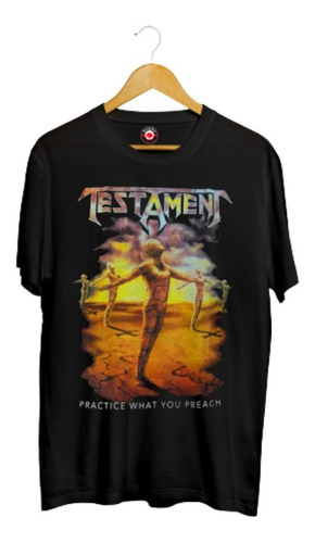 Testament . Practice . Thrash Metal . Polera . Mucky