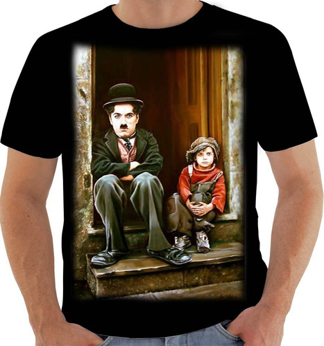 Camiseta Camisa Lc 3124 Charlin Chaplin Cinema Mudo