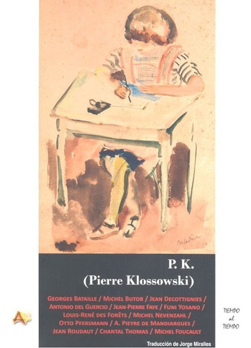 Libro P K Pierre Klossowski