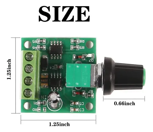 1.8v 3v 5v 6v 7.2v 12v 2a 30w Bajo Voltaje Dc Motor Controla