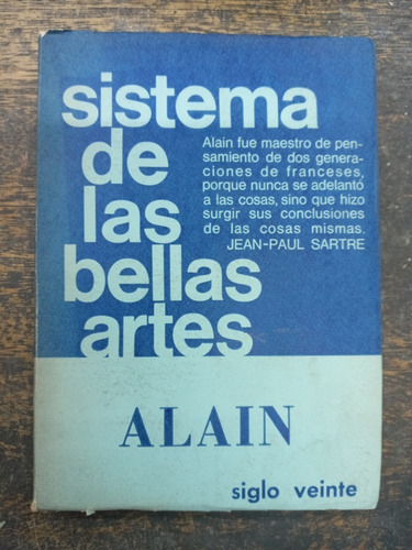 Sistema De Las Bellas Artes * Emile-auguste Chartier (alain)