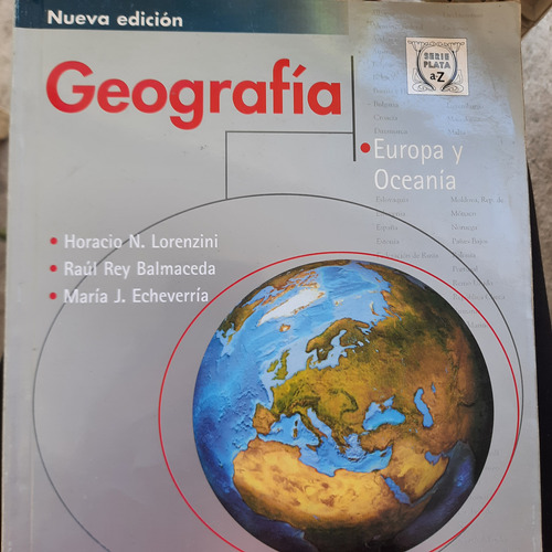 Geografía. Europa Y Oceania.nueva Ed.serie Plata.impecable