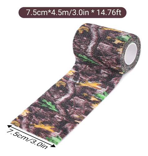 4/10 Roll Camo Tape Wrap, Camouflage Self-adhesive Camo Stic