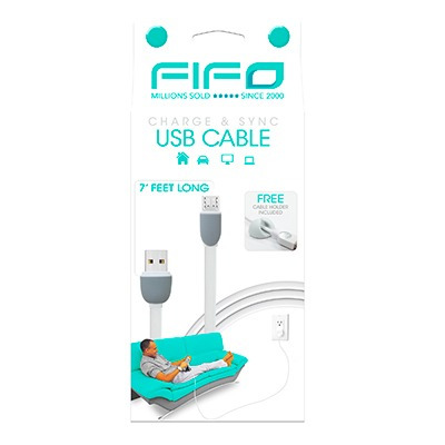 Cable Micro Usb Fifo - Para iPhone Con Soporte - Netpc