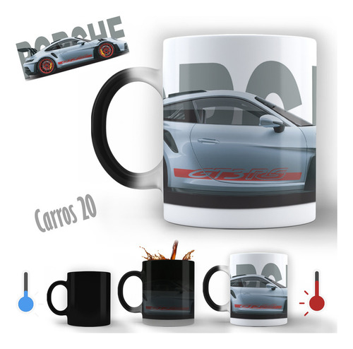 Taza Mágica Modelo Carros 20 Personalizable