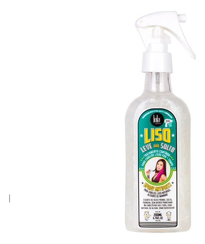 Spray Anti Frizz Liso Leve E Solto X200 Ml Lola