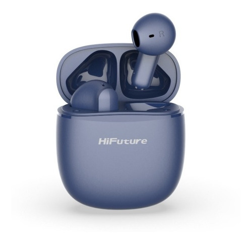 Imagen 2 de 4 de Hifuture Colorbuds Auriculares Tws 5.0 Soft Bass Sound Azul