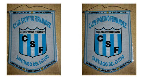 Banderin Grande 40cm Sportivo Fernandez Santiago Estero