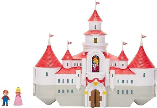 Castillo Princesa Peach Super Mario Mini Juego De Lujo