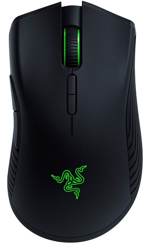 Mouse gamer de juego inalámbrico recargable Razer  Mamba Wireless negro