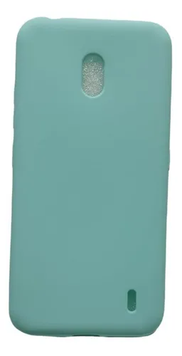 Estuche Forro Goma Nokia 2.2 + Vidrio Templado