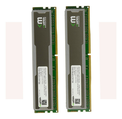Imagem 3 de 7 de Memória Mushkin Silverline 16gb (2 X 8gb) - Msl4u213ff8g18x2