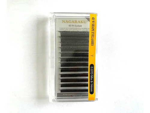 Fibras Tecnologicas Nagaraku 4d W Shape Eyelashes 0.07d Mix