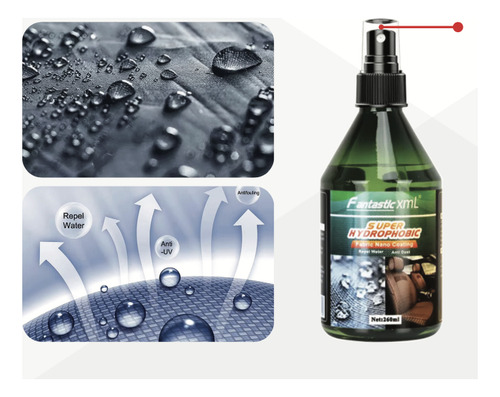 Protector Hidrofobico Para Tapiceria Carros Fastastic Xml