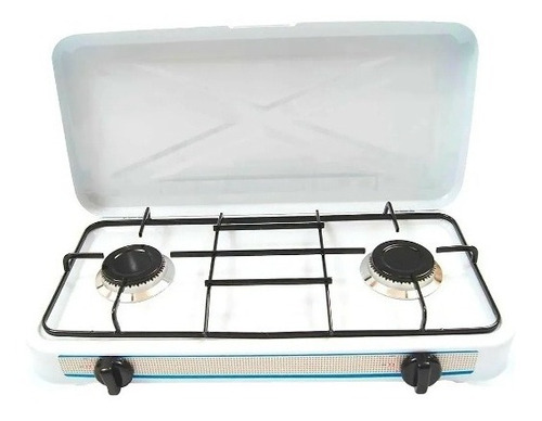 Cocina Cocinilla A Gas Encimera 2 Platos Con Tapa Starlux