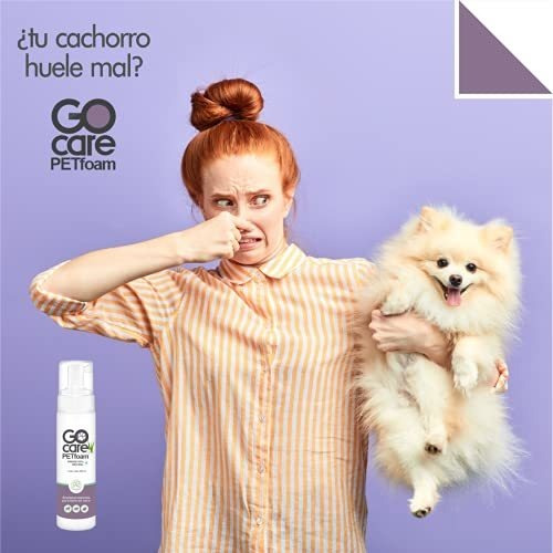 Imagen 4 de 5 de Go Care Petfoam - Shampoo Espuma Para Baño En Seco Con Extra