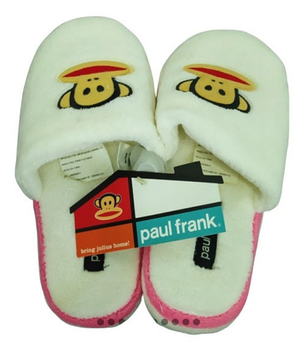 Pantufla Babucha Paul Frank Dama Niña  Original