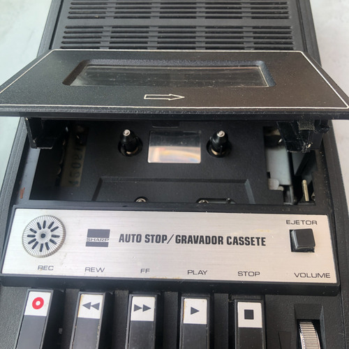 Com Caixa Original Gravador Cassete Rd 600x Sharp K7 (Usado)
