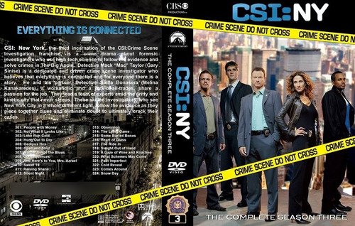 Dvd Csi Ny As 9 Temporadas Dubladas Com Caixinhas E Encartes