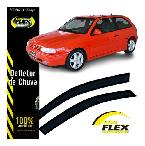 Calha De Chuva Gol G2 1995 A 2014 Ecoflex 2 Portas Defletor