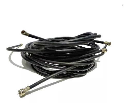 10 Pack Cable Extension Coaxial Para Antena Tv 2m Tipo F