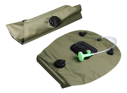 Bolsa De Ducha Portátil Para Acampar De 20 Litros Con Calefa