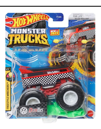 Monster Trucks Dragbus Hot Wheels Escala 1:64 Mattel 