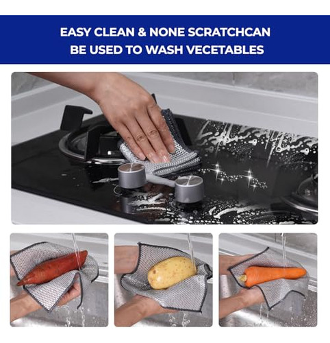 Trapos De Alambre Reutilizables Para Lavar Platos 32 Pcs