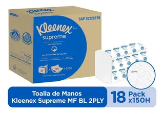 Toalla De Papel Kleenex Interfoliada 18x150 Hojas