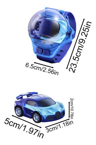 Mini Reloj Rc Coche De Juguete Coche Remoto Con Reloj De 2 4
