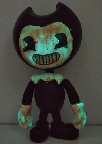 Figura Bendy And The Ink Machine Cafe Fluorescente Brilla