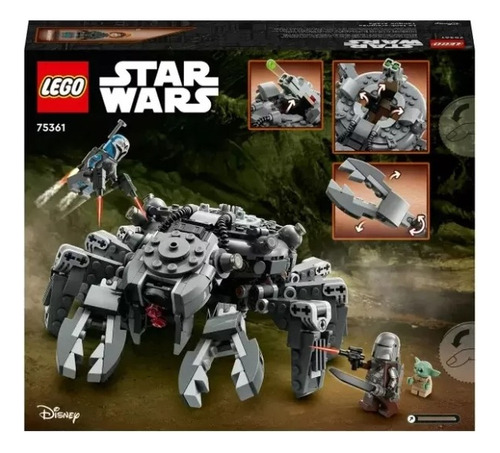 Lego Star Wars Spider Tank, tanque araña, 526 piezas, 75361