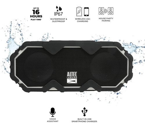 Altavoz Bluetooth Altec Lansing Mini Lifejacket Jolt Con...