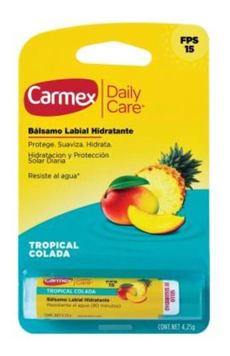 Carmex Bálsamo Labial Hidratante Con Fps15 Tropical Colada