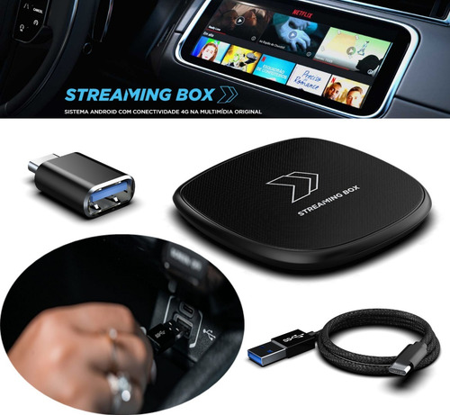 Imagem 5 de 8 de Streaming Box Faaftech Multimidia Carplay Android Auto Wi-fi