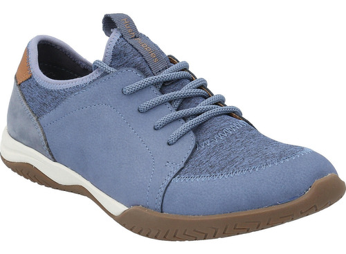 Zapatilla Cuero Mujer Space Celeste Hush Puppies