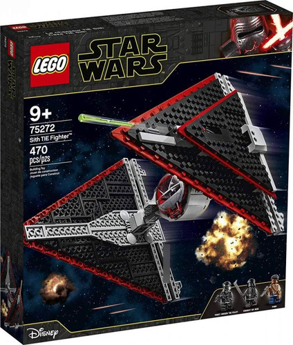 Kit De Construcción De Lego Star Wars Sith Tie Fighter 470 P