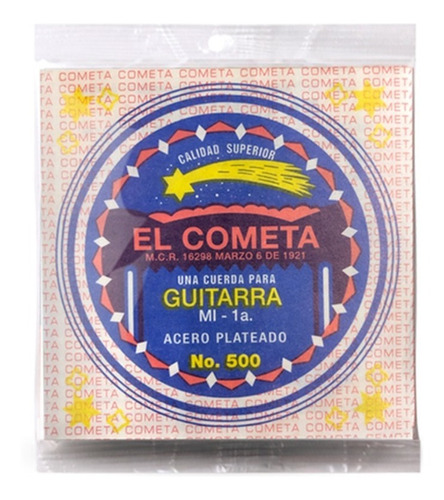 El Cometa 506 Encordadura Juego Cuerdas Guitarra Acero