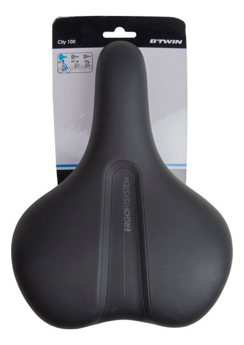 Asiento 90° Bicicleta Urbana 100 Negro Btwin