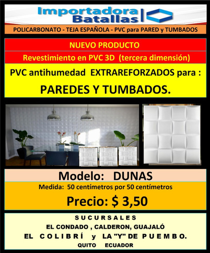 Imagen 7 de 12 de Revestimientos De Pvc De Techo Pared Piso Vinil Granito Pvc1