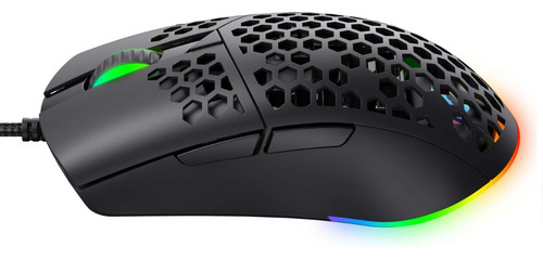 Mouse Gamer Havit Ms1036 Rgb Programable 7200 Dpi Negro