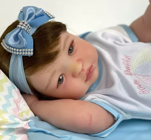 Boneca Reborn Bebê Realista Menina Mais