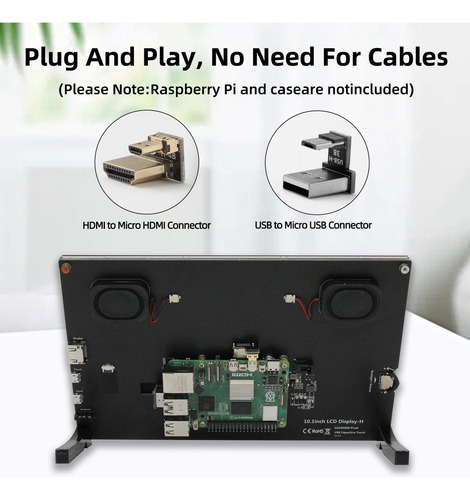 Pantalla Ipistbit Raspberry Pi, Monitor De Pantalla Táctil D