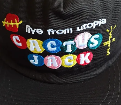 Boné Bordado Cactus Jack Utopia Travis Scott Astroword | MercadoLivre