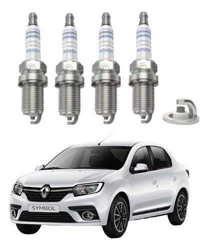 Bujias Renault Symbol 1.6 Desde 2009 Bosch