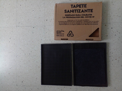 Par De Tapetes Sanitizantes Con Alfombrilla Y Caja Incluida
