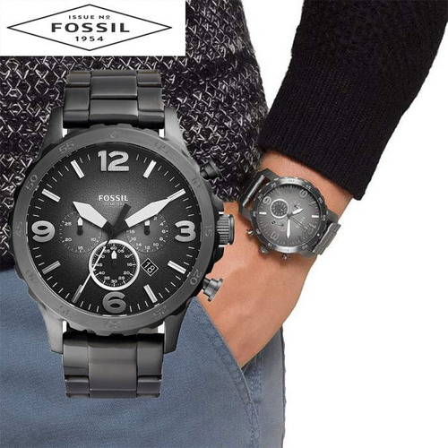 N Reloj Hombre Fossil Nate Analogo Jr1437