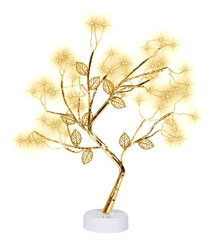 Lampara Luces Led Decorativa Mesa Arbol Bonsai Usb Touch