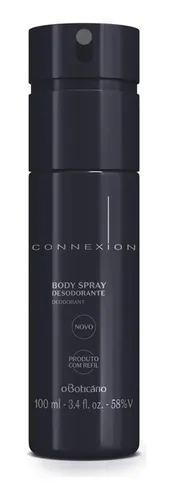 Connexion Desodorante Body Spray, 100ml - O Boticário Fragrância Especiado Quente